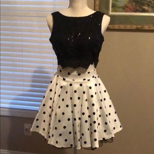 Juniors two piece dress